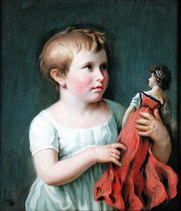 Dětský portrét Cornelie Wilhelmine Amsinckové, budoucí manželky Burgermeister Dammert (1800-61)