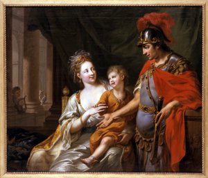 Hectorův odjezd, 1776 od Johann Heinrich Wilhelm Tischbein