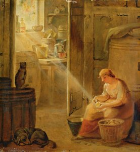 Interiér (brambora) od Johann Heinrich Wilhelm Tischbein