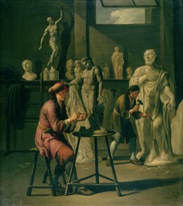 Interiér ateliéru sochařů