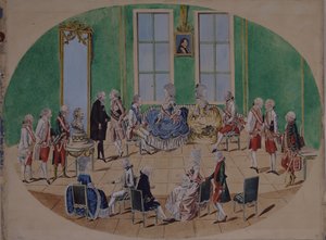 Velkovévoda Pavel Petrovič a velkovévodkyně Maria Fjodorovna ve Vídni v roce 1782, 1782