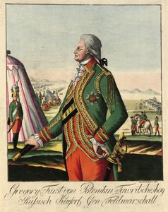 kníže Grigorij Alexandrovič Poťomkin 1739-1791, c. 1790.