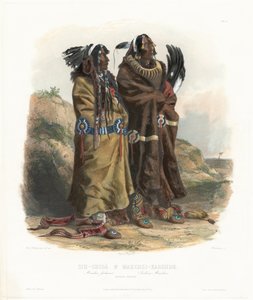 Sih-Chidä a Mahchsi-Karehde od Johann Hürlimann, after Karl Bodmer