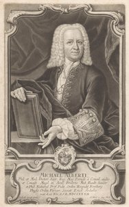 Portrét Michaela Albertiho od Johann Jacob Haid