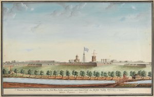 Prospect vom Fort St George od Johann Jacob Ludewig Rothmeyer