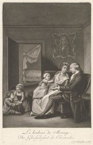 Štěstí manželství od Johann Jacobus Haid