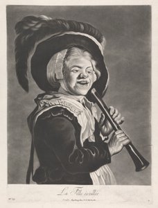 Probuzená dívka od Johann Jacobus Haid