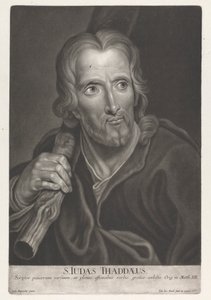 Svatý Jidáš Tadeáš od Johann Jacobus Haid