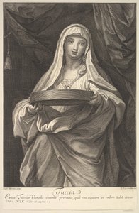 Tuccia, 1720. od Johann Jakob Frey the Elder