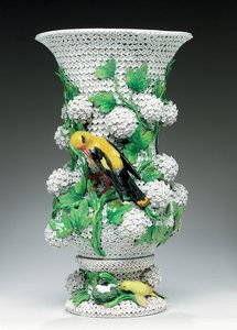 Meissen Schneeballen váza, polovina až konec 19. století (porcelán) od Johann Joachim (after) Kändler
