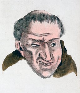 Charakteristiky obličeje podvádějícího, klamavě temperamentního člověka, 1808