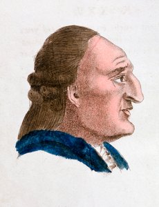 Charakteristika obličeje ohnivého, vášnivého temperamentního člověka, 1808