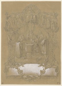 Design pro křestní přání od Johann Klein (attributed to)