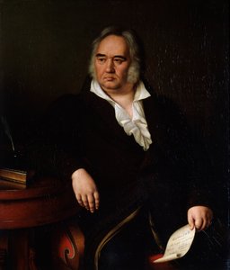 Portrét básníka Ivana Krylova, 1832 od Johann Leberecht Eggink