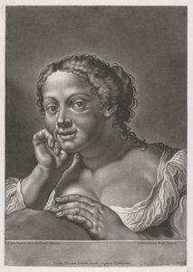 Portrét ženy od Johann Lorenz Haid