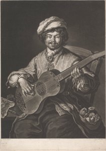 Hudebník od Johann Lorenz Haid