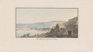 Pohled na Le Pont na Lac de Joux Au Pont, près du Lac de Joux (název na objektu) Krajiny ve Švýcarsku (název série) Sbírka některých pohledů ve Švýcarsku (název série)