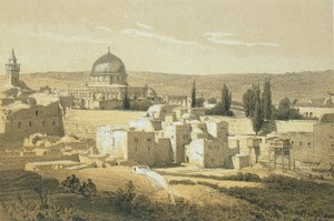 Jeruzalém. Lept od Bernatze et alii - Steinkopk J.F. Editor