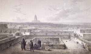 The North Side of Timbuktoo, z „Les Voyages en Afrique“ od Heinricha Bartha vydaného v roce 1857,