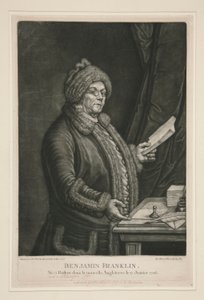 Benjamin Franklin od Johann Martin Will
