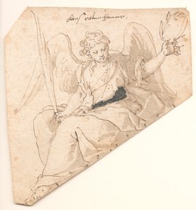 Anděl s palmovým listem a vavřínovým věncem od Johann Mathias Kager