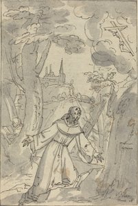 Stigmatizace svatého Františka od Johann Matthias Kager