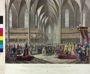 Císařská korunovace 1792 od Johann Nepomuk Hoechle