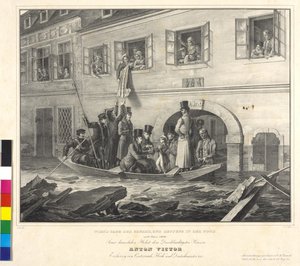 O vídeňském dni nebezpečí a záchraně v Noth 2. března 1830 od Johann Nepomuk Hoechle