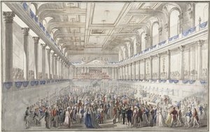 Redoute paré během vídeňského kongresu 9. října 1814, c. 1815
