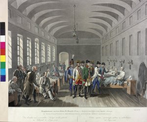Vizitace v polní nemocnici v Lugoji 1789