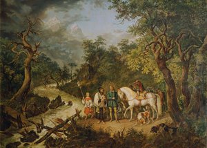 Rudolf von Habsburg a kněz
