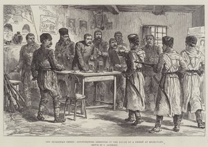 Bulharská krize, Spiklenci zatčeni v Domě kněze v Beckovastu od Johann Nepomuk Schonberg