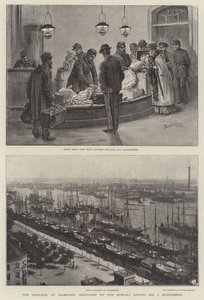Cholera v Hamburku od Johann Nepomuk Schonberg
