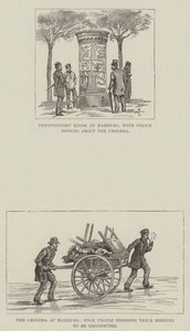 Cholera v Hamburku od Johann Nepomuk Schonberg