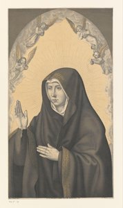 Mary jako Mater dolorosa Díla ze sbírky bratří Boisserée (název série) Galerie des Frères Boisserée (název série) od Johann Nepomuk Strixner