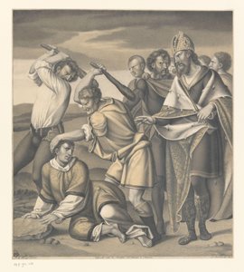 Umučení svatého Ewalda Díla ze sbírky bratří Boisserée (název na objektu) Galerie des Frères Boisserée (název na objektu) od Johann Nepomuk Strixner