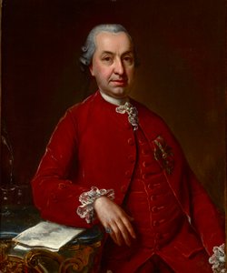 Portrét barona Samuela von Brukenthala (1721-1803), guvernéra Velkého knížectví Transylvánie, od Della Croce, Johann Nepomuk (1736-1819). Olej na plátně, c. 1790. Rozměr : 93x71 cm. Muzeul National Brukenthal, Sibiu