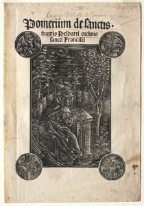 Pelbart z Temesvaru na studiu v zahradě, 1620. od Johann Otmar
