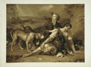 Arindal a Daura od Johann Peter Krafft