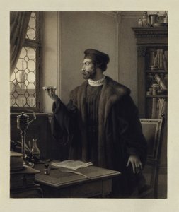 Faust ve studovně od Johann Peter Krafft