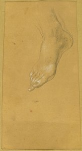 Studium nohou pro "Rüdiger a Angelika" od Johann Peter Krafft