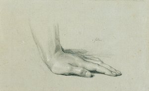 Ruční studie pro "Arindal a Daura" od Johann Peter Krafft