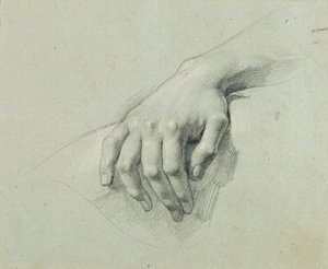 Ruční studie pro "Arindal a Daura" od Johann Peter Krafft