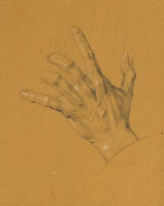Ruční studie pro "Ossian a Malvina" od Johann Peter Krafft