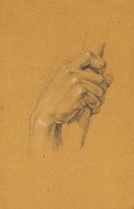 Ruční studie pro "Ossian a Malvina" od Johann Peter Krafft