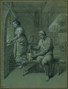 Herkules a Omphale od Johann Peter Krafft