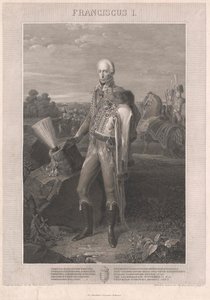 Císař Svaté říše římské František II (rytina) od Johann Peter Krafft