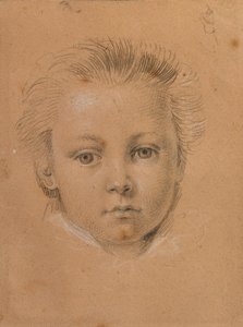Studie hlavy chlapce od Johann Peter Krafft