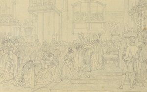 Korunovace císařovny Karolíny Augusty v Pressburgu od Johann Peter Krafft
