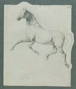 Studium koní pro "Rüdiger a Angelika" od Johann Peter Krafft